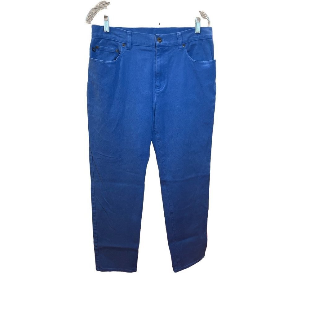 Lauren Jeans Co. Blue Denim Straight Jeans Sz 10